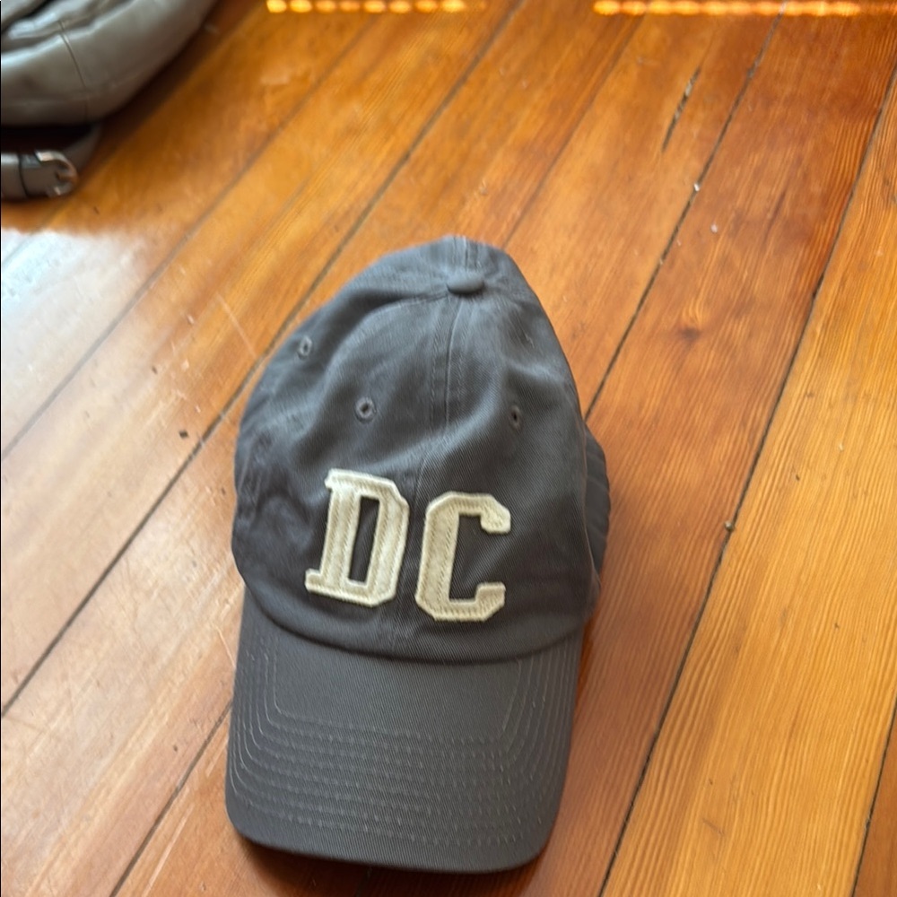 DC Dark Gray Cap with Cream Logo